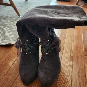 Decorated boots
